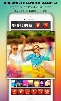 3D Mirror Photo Blender Editor android App screenshot 2