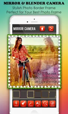 3D Mirror Photo Blender Editor android App screenshot 4