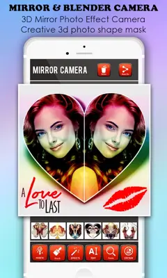 3D Mirror Photo Blender Editor android App screenshot 5